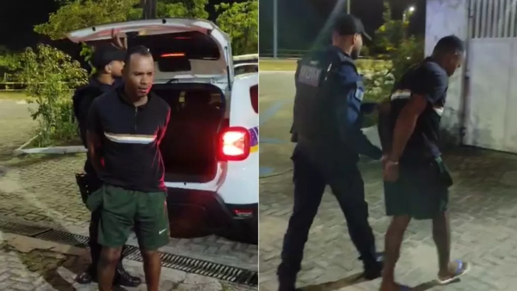 O homem foi capturado e conduzido à Casa da Mulher Brasileira (Foto: Divulgação)